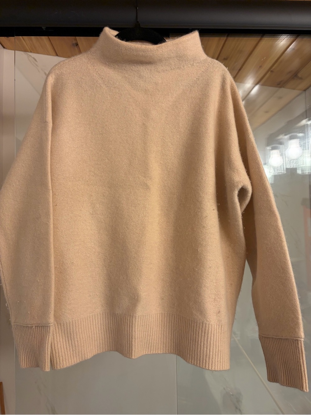 Cashmere mockneck sweater